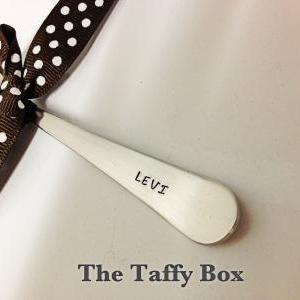 Hand Stamped Baby Spoon