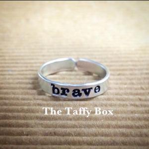 Sterling Silver Hand Stamped Ring